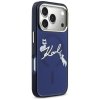 Etui Karl Lagerfeld IML Choupettes Karl  Script Logo MagSafe do iPhone 17 Pro niebieski